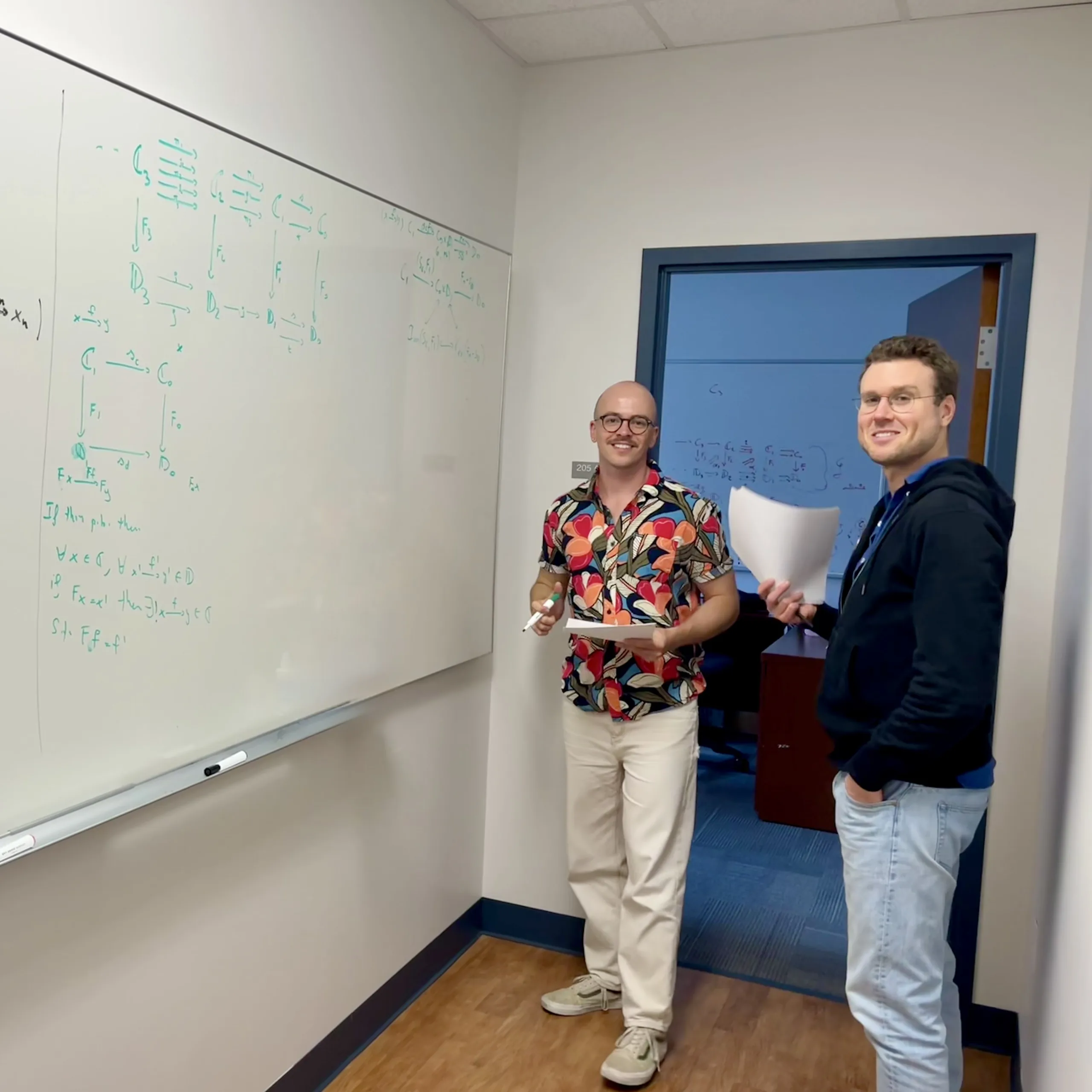 Caught in the act of doing Sheaf Theory while we were still a Category Theory lab